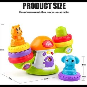 Stack&Balance Teeter Totter, Multicolor Stacking Toys, Educational Activity Set